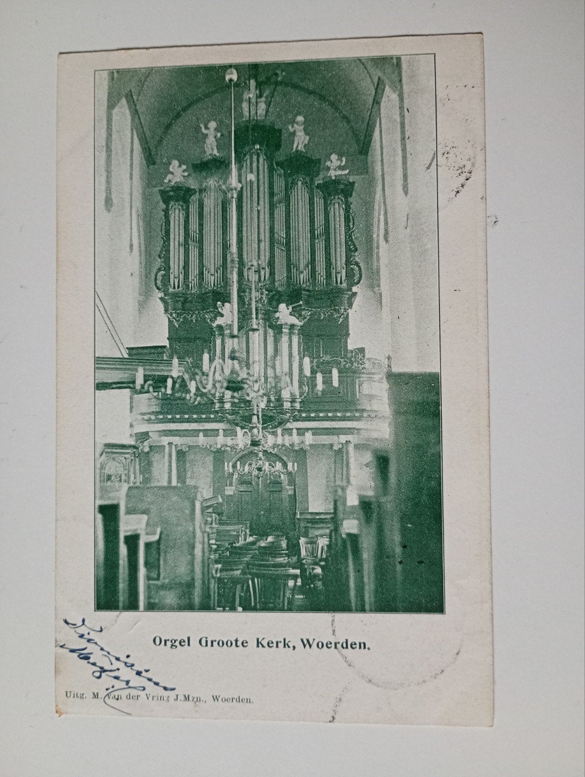 Woerden Orgel Groote Kerk 1902, Ophalen of Verzenden, Voor 1920, Gelopen, Utrecht