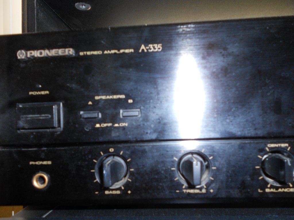 Prima Pioneer A-335 stereo versterker, vintage, Ophalen, Gebruikt, Pioneer, Minder dan 60 watt