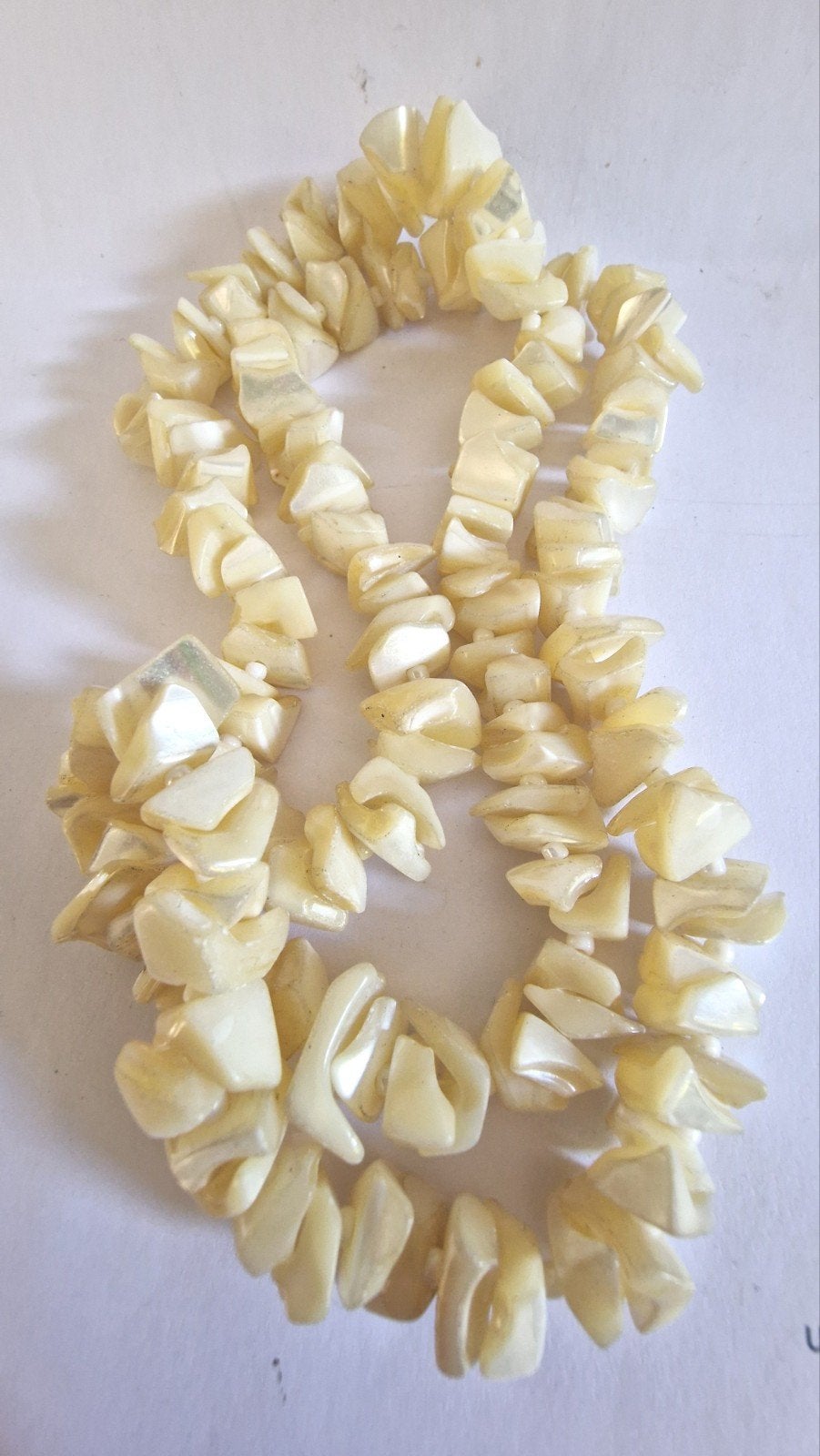 ketting schelpen, Ophalen of Verzenden, Zilver, Overige materialen