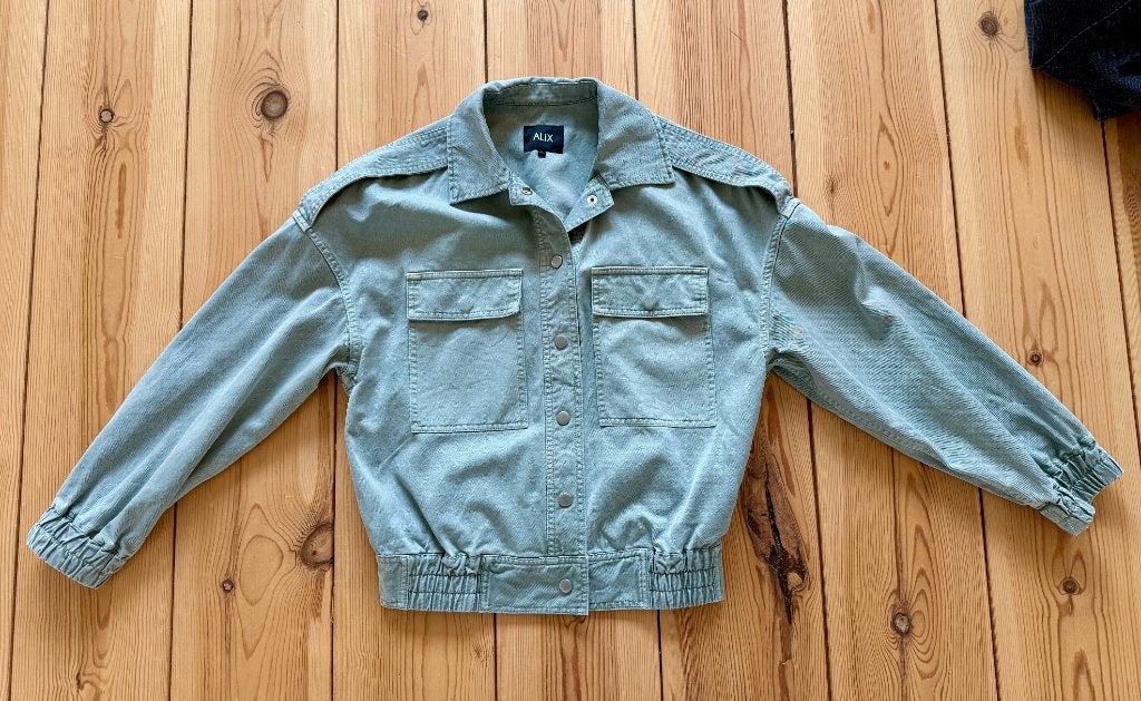 Alix The Label - Jas / Bomber jack - Groen - XS / Small, Alix the label, Ophalen of Verzenden, Zo goed als nieuw, Jasje