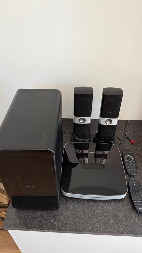 Philips SoundHub Home Theater HTS9221 Blu-ray 3D, Ophalen, Philips, Gebruikt, 2.1-systeem