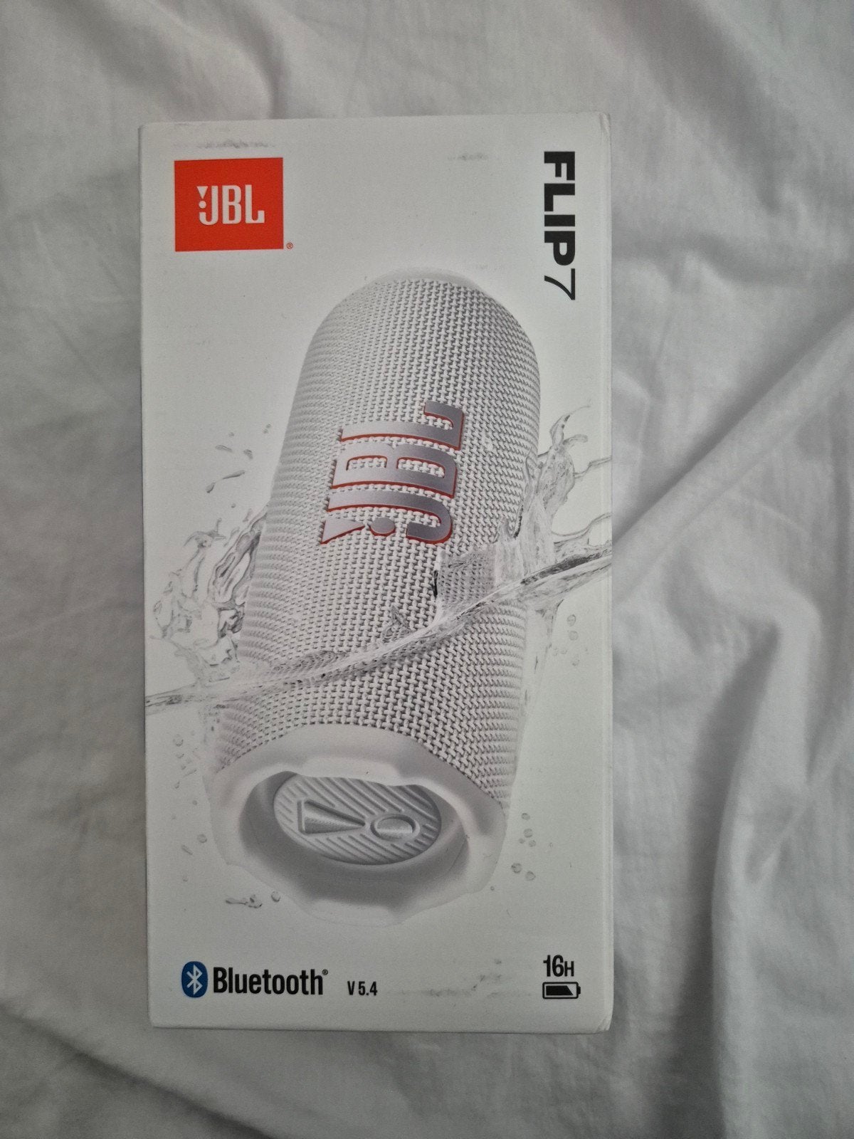 JBL Flip 7 Draagbare Bluetooth Speaker Wit - Nieuw in doos, Bluetooth, JBL, Nieuw, Ophalen of Verzenden