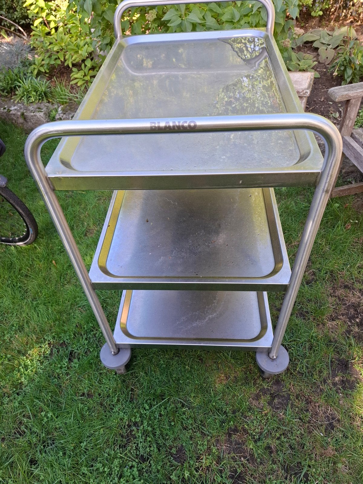 serveer wagen, Huis en Inrichting, Ophalen, Minder dan 55 cm, Metaal of Aluminium, 60 cm of meer