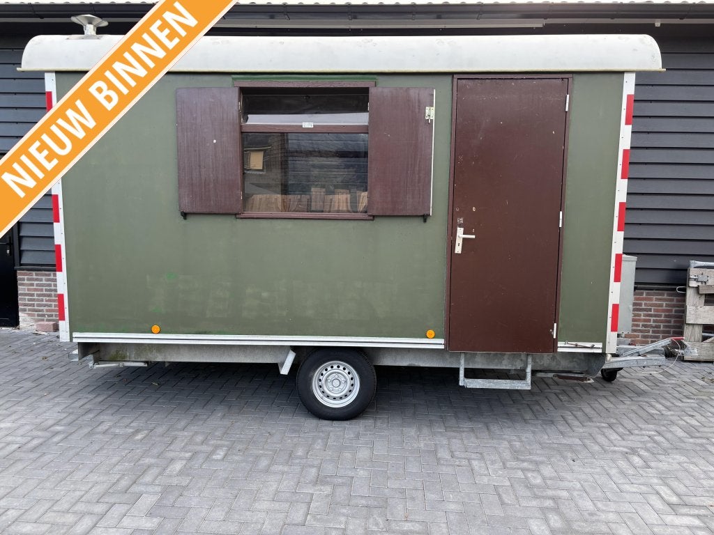 Schaftwagen schaftkeet snelverkeer keet, Gebruikt
