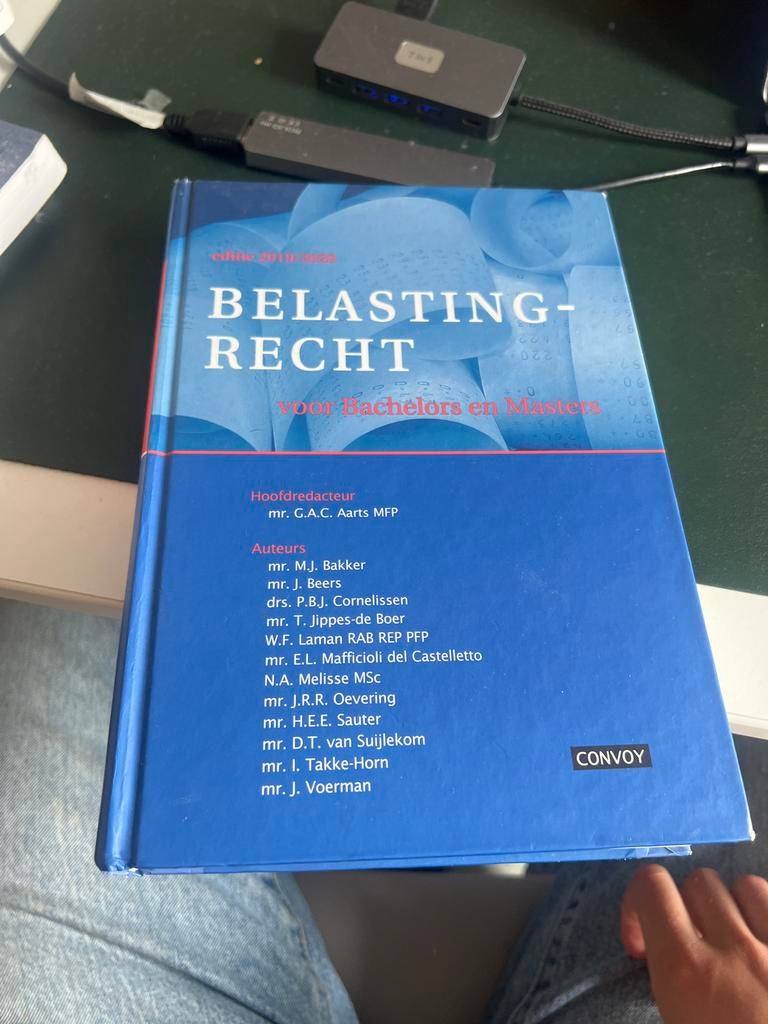 Belastingrecht voor Bachelors en Masters - Editie 2019/2020, Ophalen of Verzenden, Zo goed als nieuw