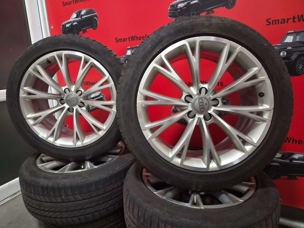 19 inch ORIGINEEL AUDI S-LINE A6 A7 A8 Q5 VELGEN EN BANDEN, 255 mm, Banden en Velgen, Niet ingevuld, Ophalen of Verzenden