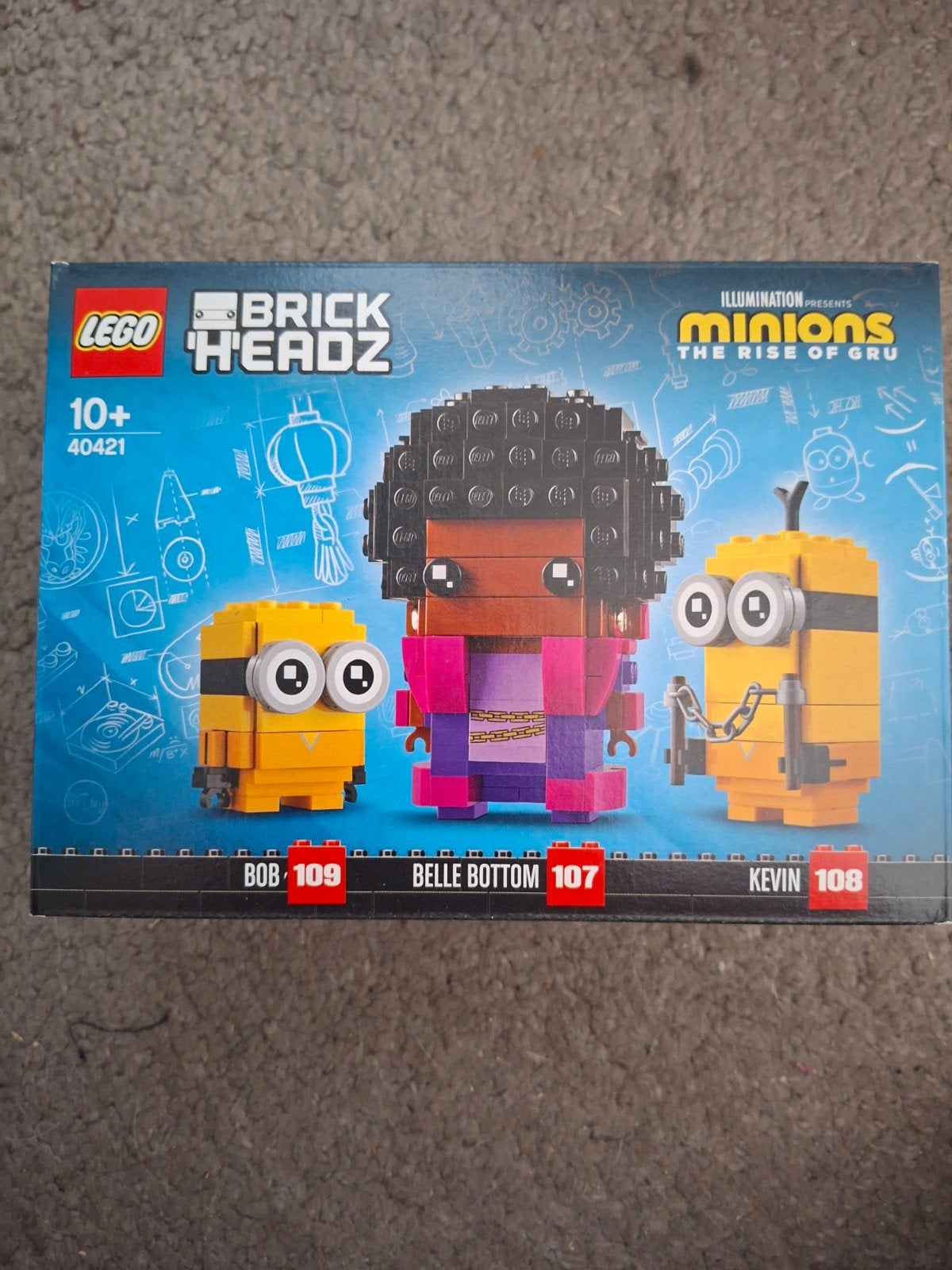 LEGO BrickHeadz Minions: The Rise of Gru (40421), BrickHeadz, Lego, Nieuw, Ophalen of Verzenden