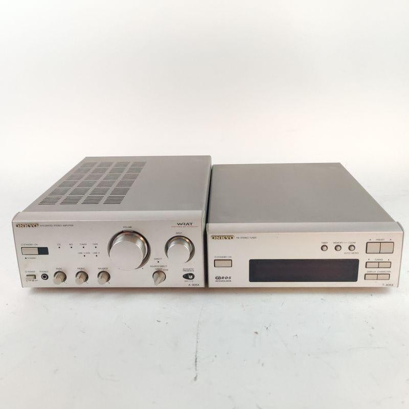 Onkyo A-905X Receiver + T-405X Tuner || Nu voor maar €109.99, Audio, Tv en Foto, Home Cinema-sets, Overige merken, Soundbar, 70 watt of meer
