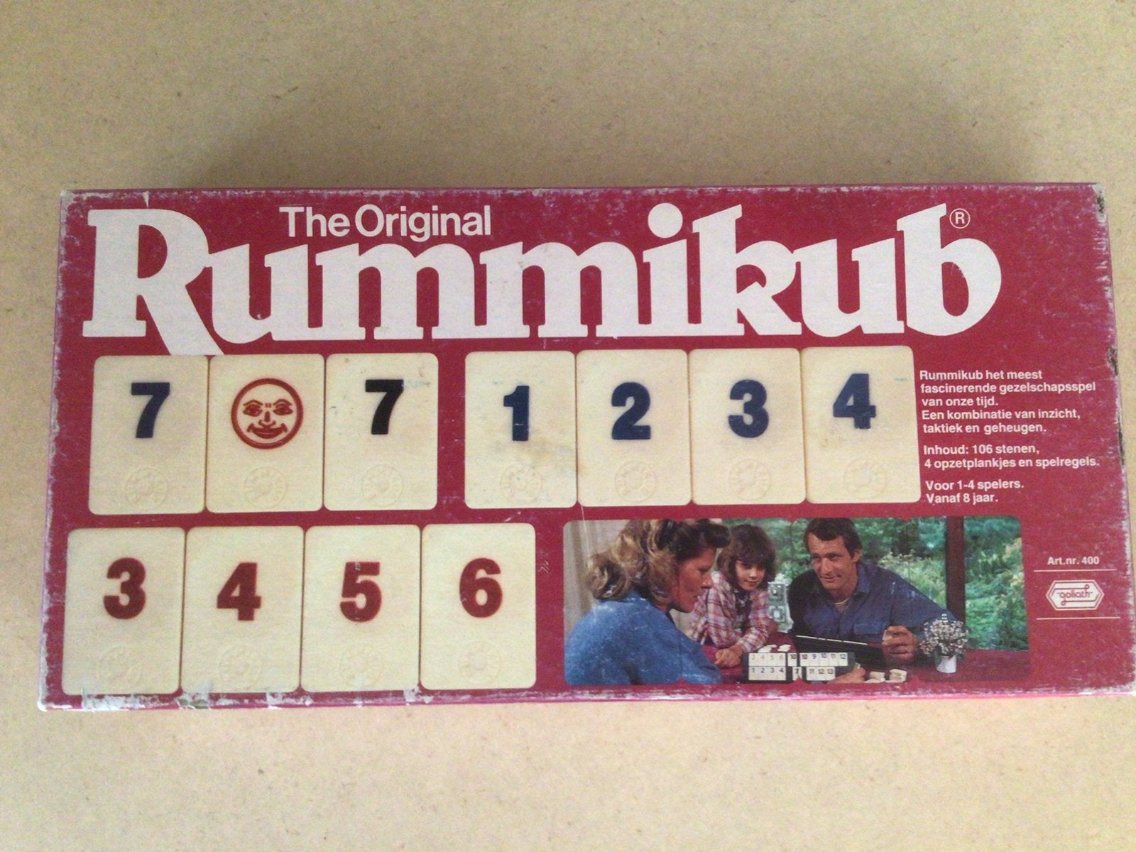 The Original Rummikub voor 1-4 spelers vanaf 8 jaar KOOPJE, Hobby en Vrije tijd, Gezelschapsspellen | Overige, Ophalen of Verzenden
