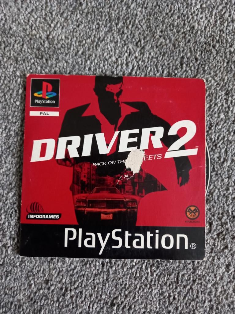Driver 2 - PlayStation 1, Spelcomputers en Games, Games | Sony PlayStation 1, Avontuur en Actie, Gebruikt, 1 speler, Eén computer