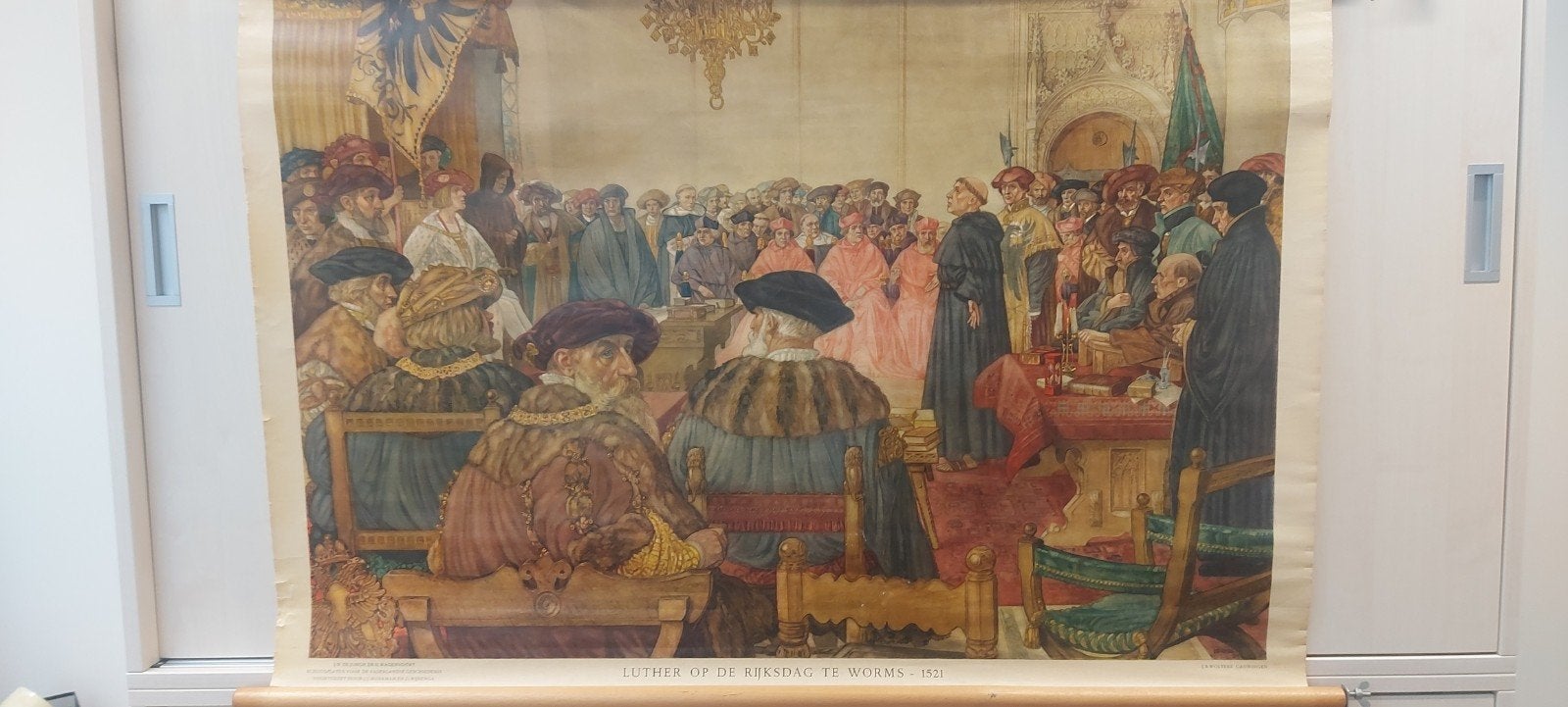 Schoolplaat "Luther op de rijksdag te Worms "

Geld gaat in, Ophalen of Verzenden, Geschiedenis