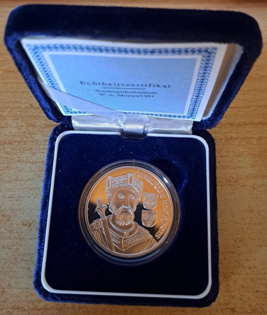 Oostenrijk, 100 Schilling 1993 - zilver Proof (2), Ophalen of Verzenden, Oostenrijk, Losse munt, Zilver
