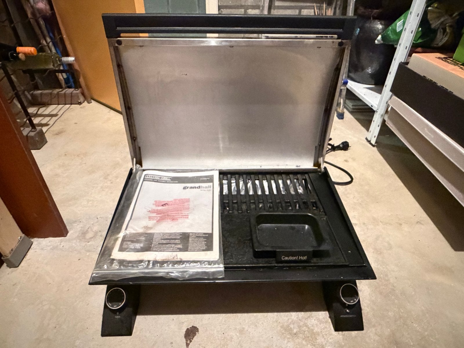Grandhall EGrill elektrische barbecue met handleiding, Ophalen, Gebruikt