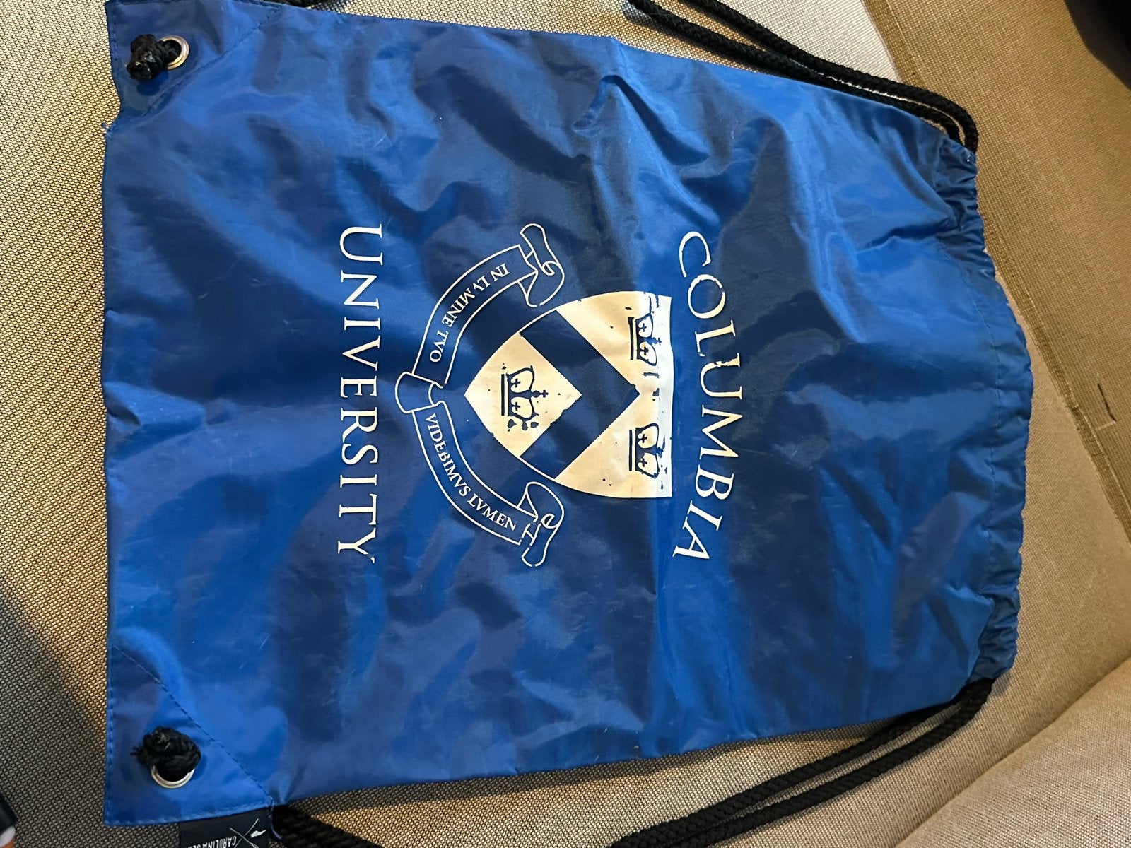 Columbia University Gymtas - Blauw met logo, Ophalen of Verzenden, Zo goed als nieuw