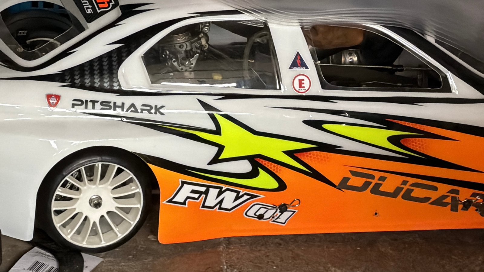 Mecatech 1/5 rc auto lang model voo option savox, Benzine, Gebruikt, Auto offroad, Ophalen of Verzenden