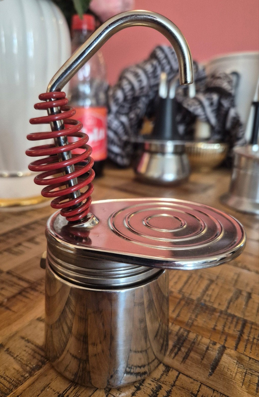 Tracanzan Alfa "Birba" espressomaker, Antiek en Kunst, Ophalen of Verzenden