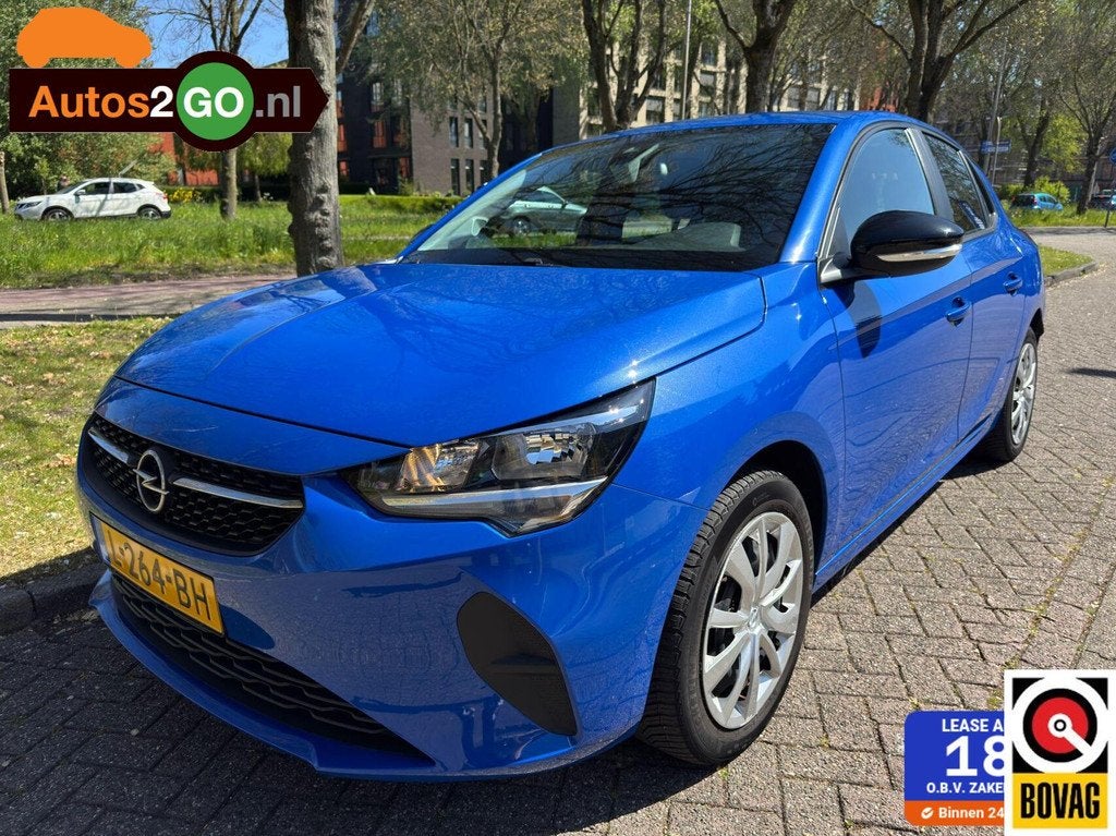 Opel Corsa-e Edition 3 fase 50 kWh, Auto's, 330 km, 136 pk, Gebruikt, Blauw