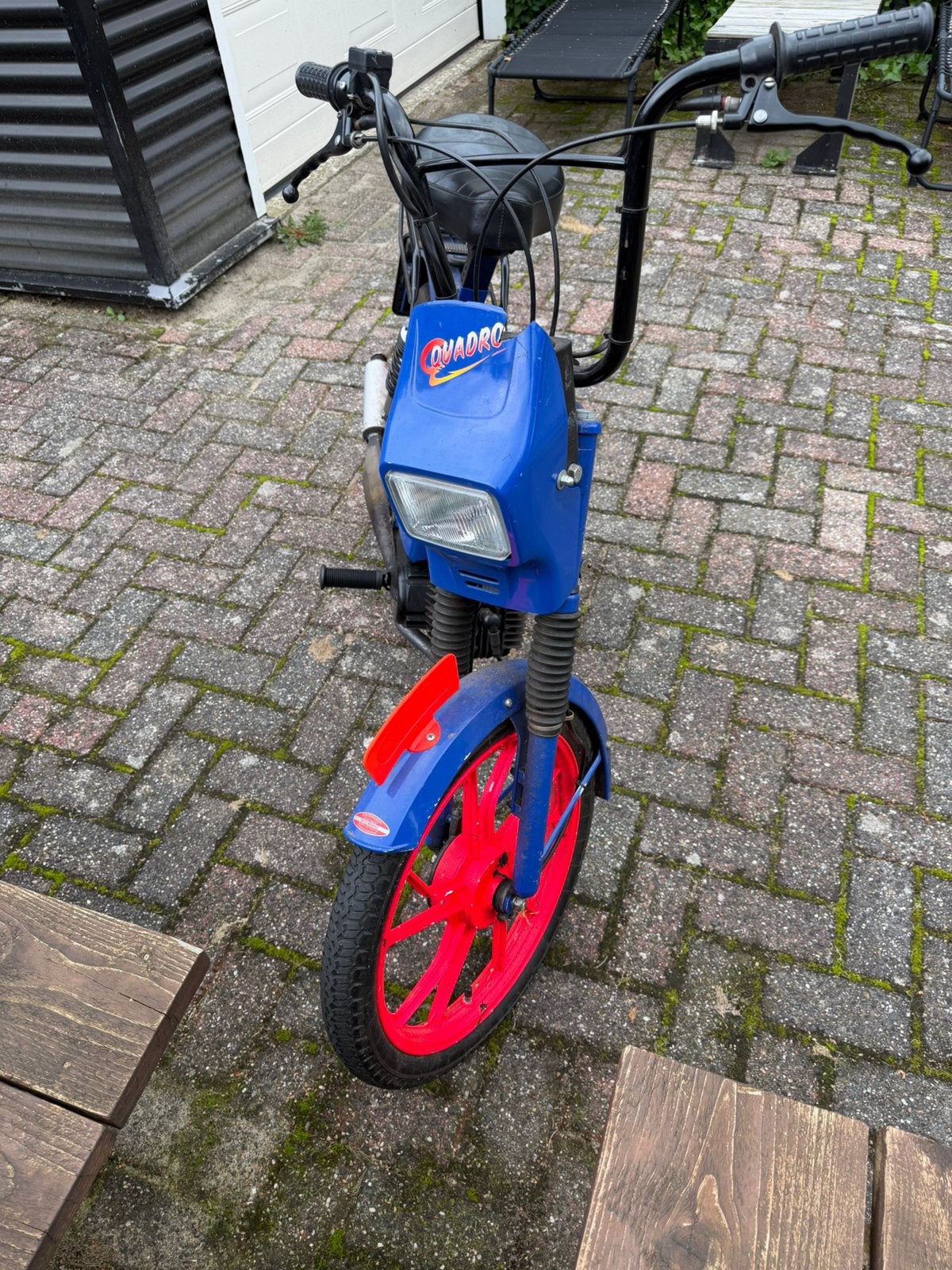 Tomos met blauw kenteken, Ophalen, Zo goed als nieuw, Tomos