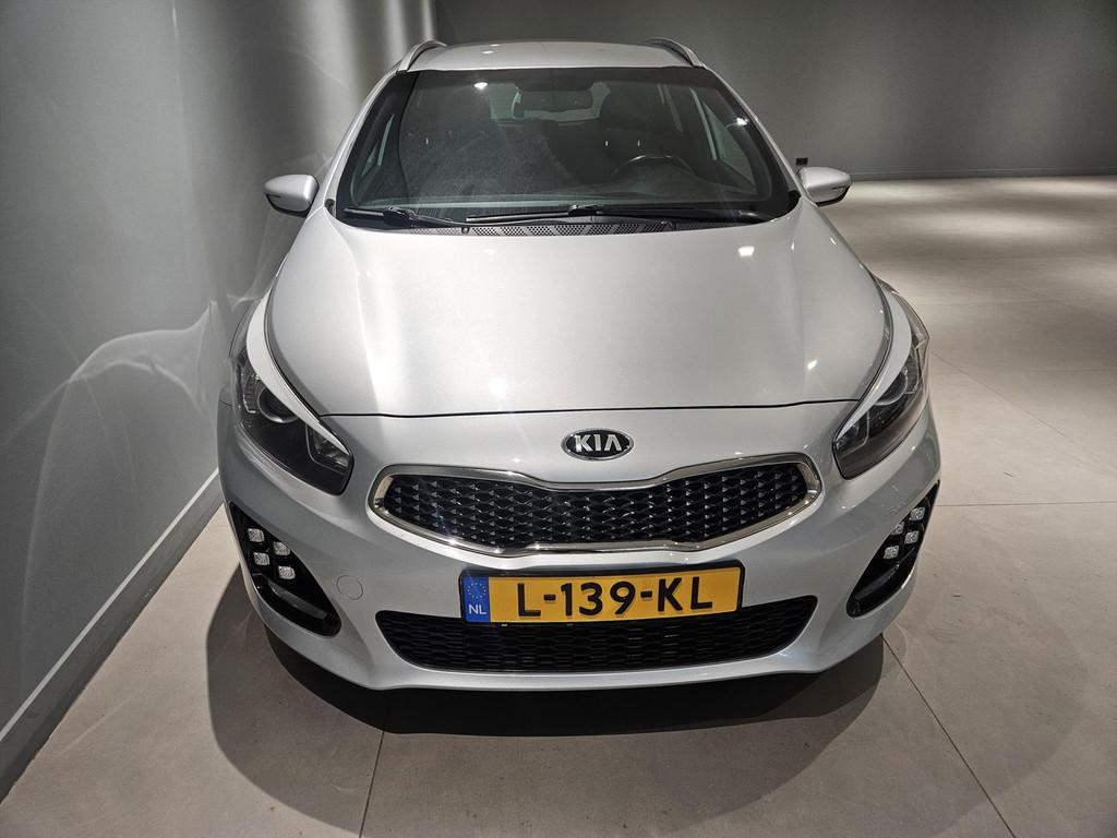 Kia Cee D 1.0 T-GDi Eco Dynamics 120PK GT-Line Navi/ Clima/, Auto's, Kia, Voorwielaandrijving, Stof, Handgeschakeld, 600 kg