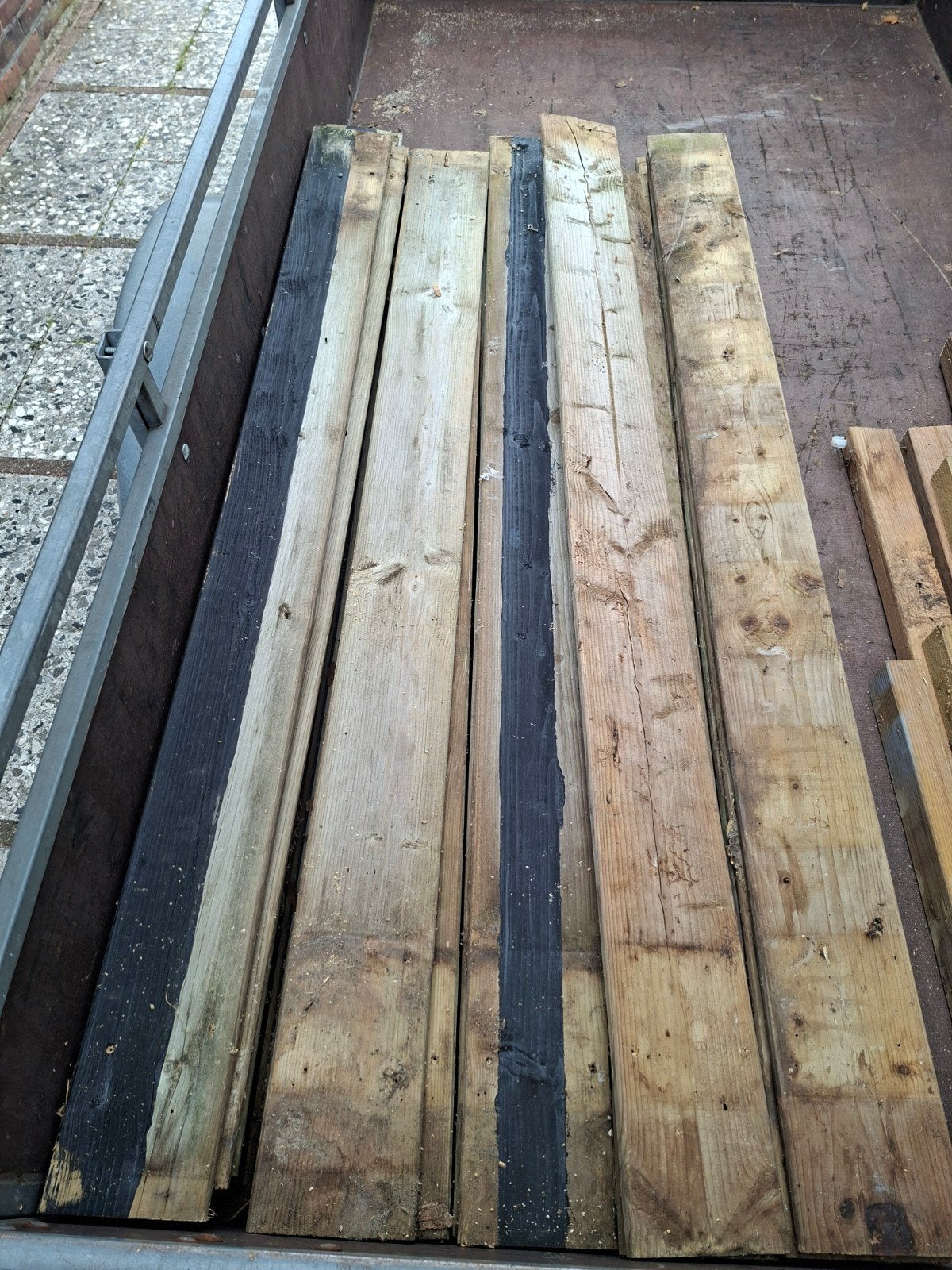 Schuttingplanken tuinplanken +/- 160cm. Gratis af te halen, Tuin en Terras, Ophalen, Minder dan 180 cm, Palen