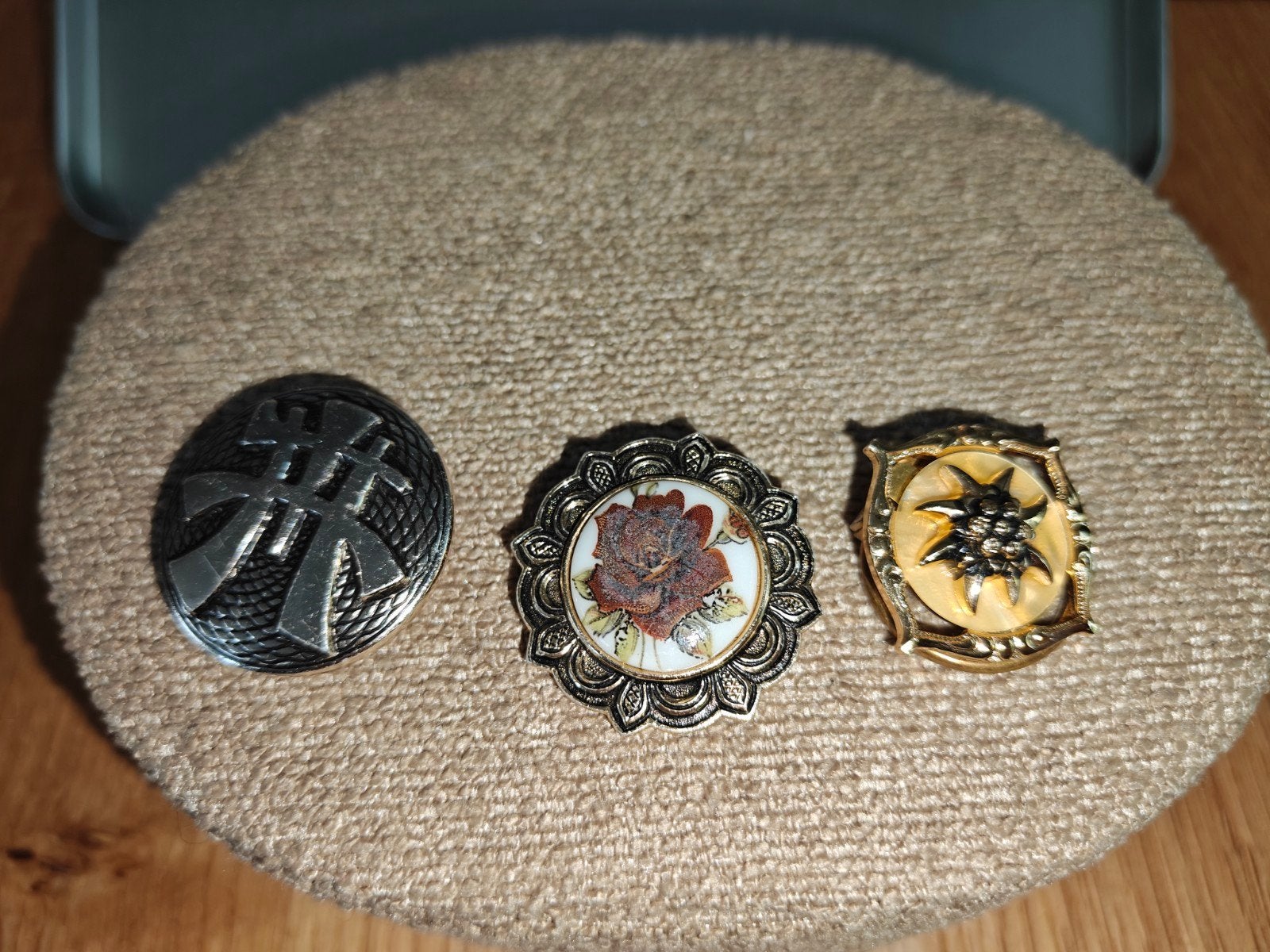 Klem sieraad /broches, Ophalen of Verzenden, Zilver, Overige materialen