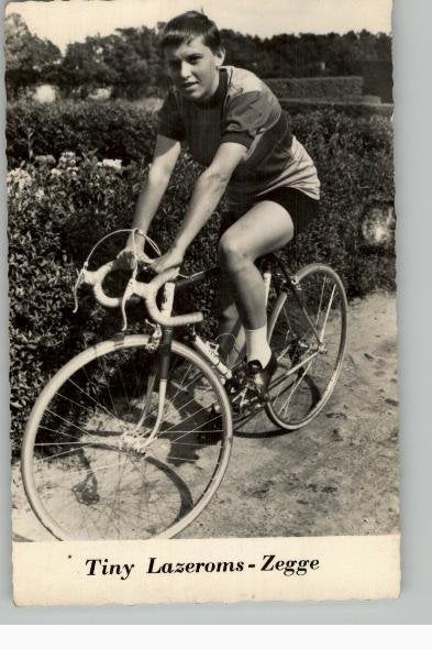 Zegge Wielrenner Tiny Lazeroms, Ophalen of Verzenden, 1960 tot 1980, Ongelopen, Noord-Brabant