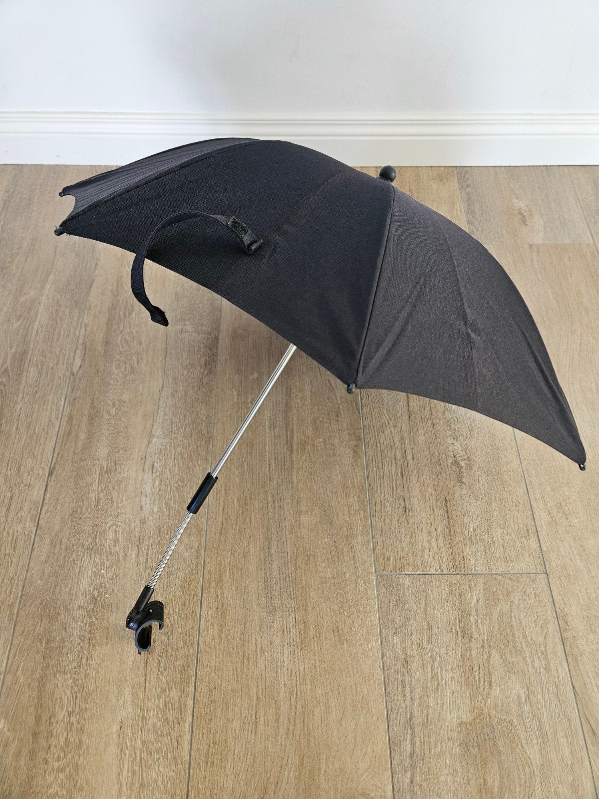 Zwarte kinderwagen parasol - Dubatti, Ophalen of Verzenden, Zo goed als nieuw, Zwart