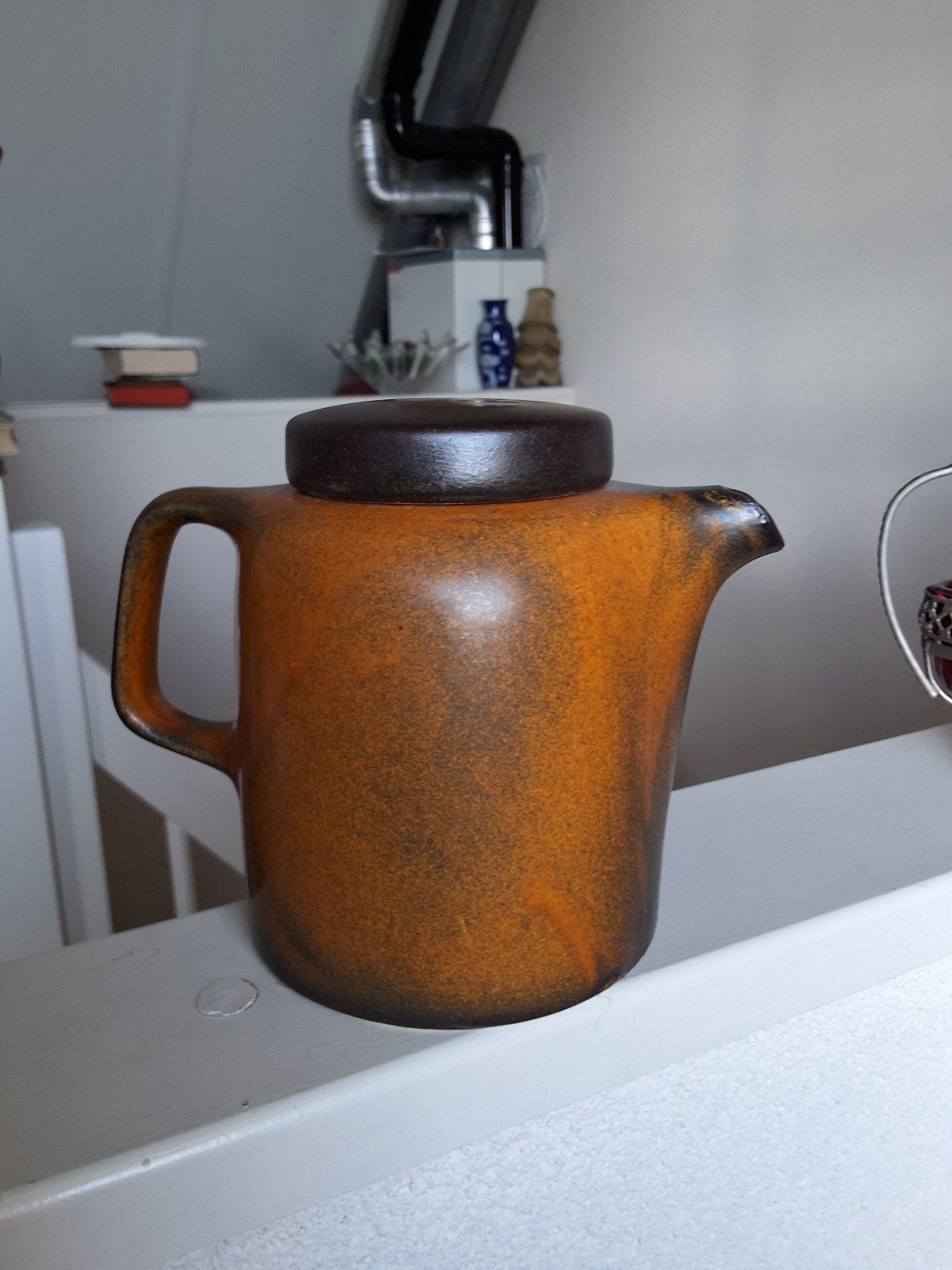 Antiek theepot hoog 14cm  goede staat, Antiek en Kunst, Ophalen of Verzenden