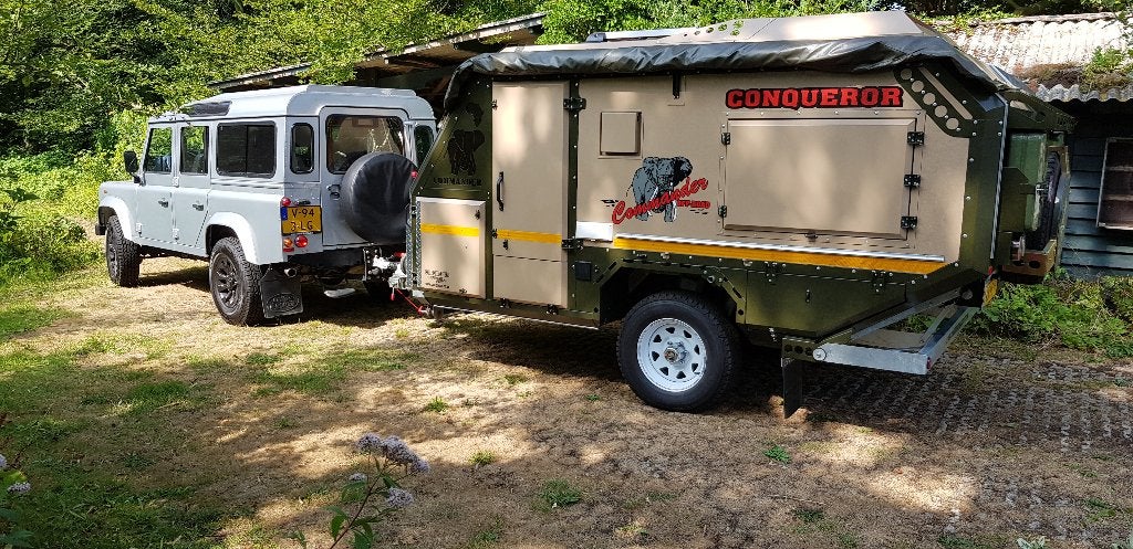 Conqueror Comander UEV 490, Caravans en Kamperen, Vouwwagens, Meerkleurig, Aanwezig, Tot en met 4, Ophalen