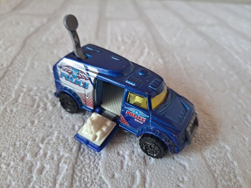 Robot Politieauto MB512 Matchbox 2001, Hobby en Vrije tijd, Modelauto's | Overige schalen, Ophalen of Verzenden, Zo goed als nieuw