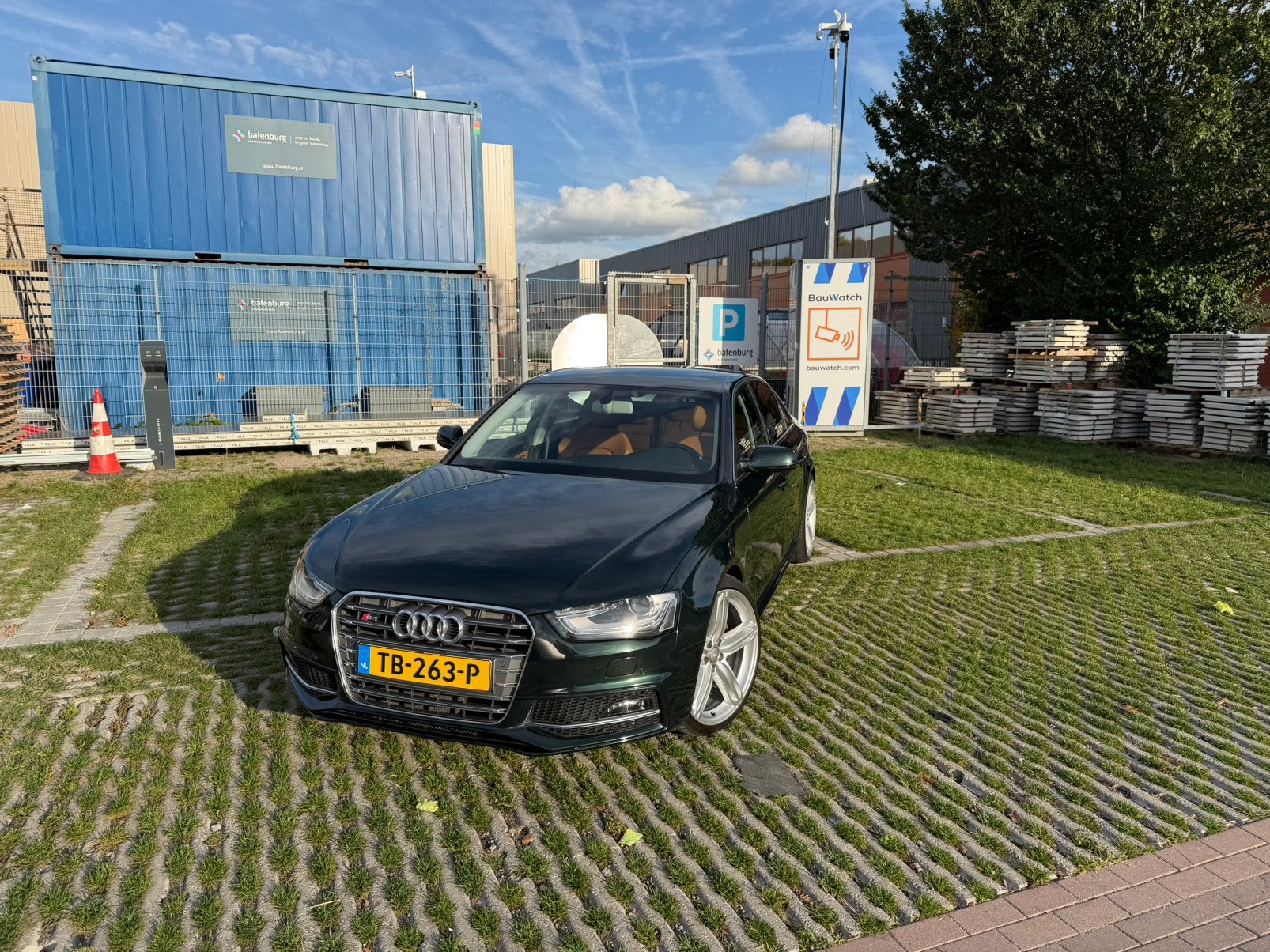 Audi S4 3.0 Tfsi 333pk Quattro S Tronic 2012 Groen, Auto's, Automaat, Navigatiesysteem, 2995 cc, Leder