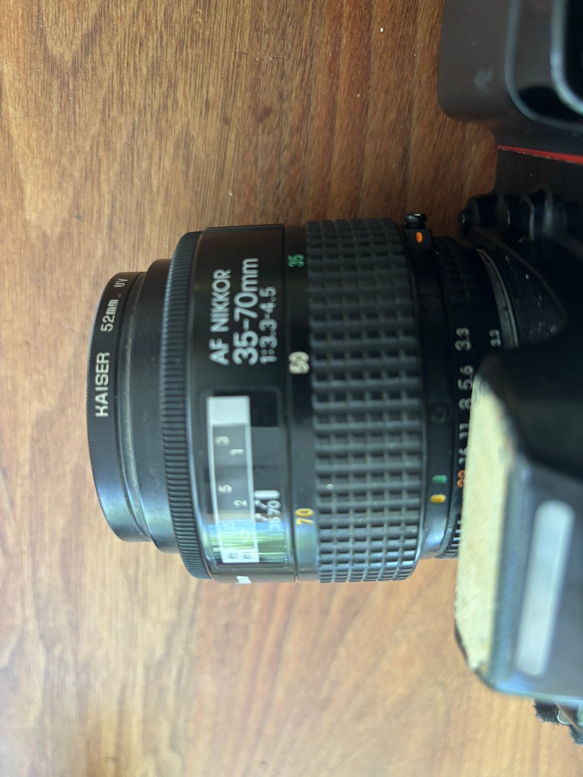Nikon F-801 spiegelreflexcamera met AF Nikkor 35-70mm lens, Ophalen of Verzenden, Gebruikt, Spiegelreflex, Nikon
