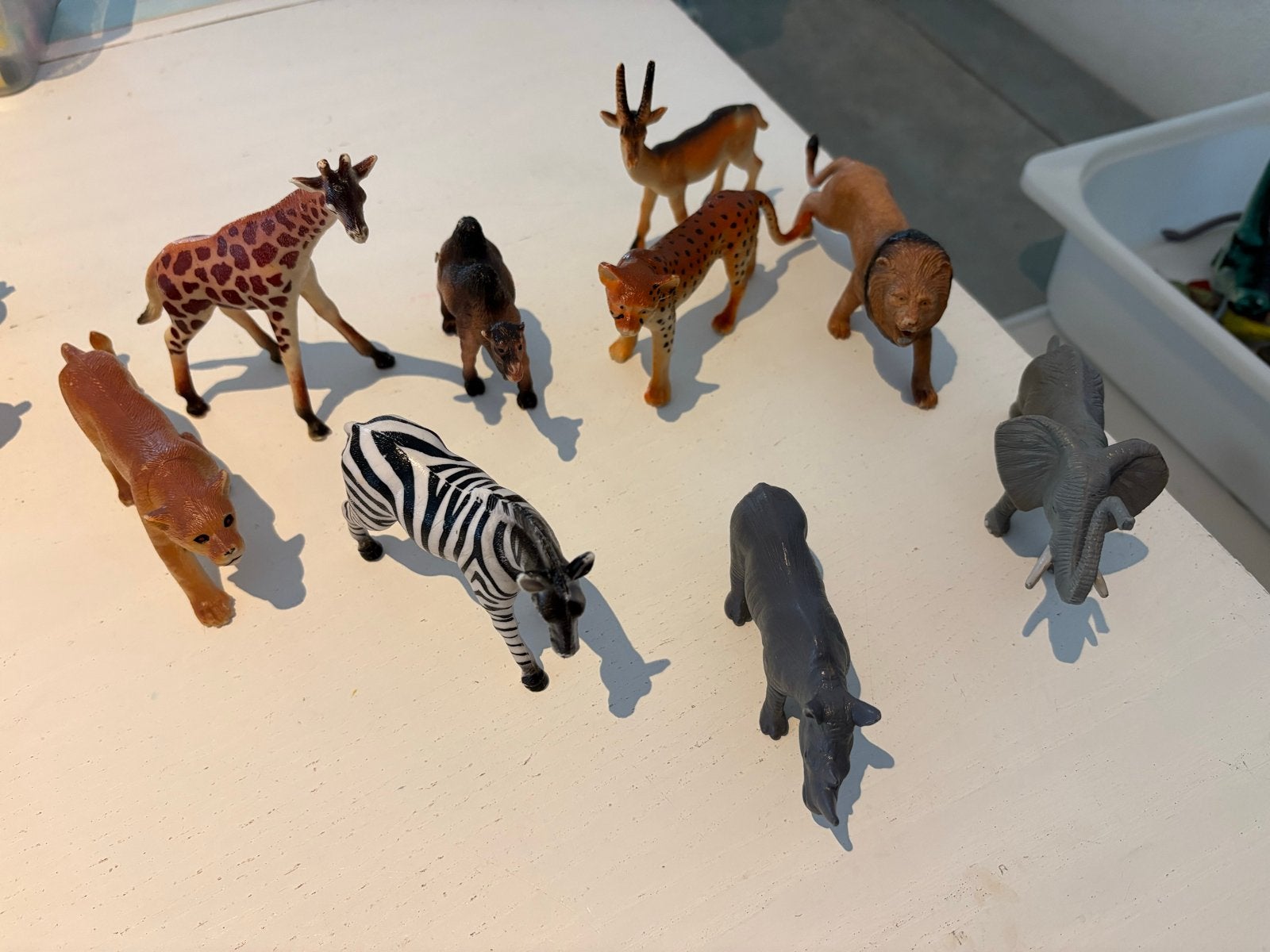 Grote collectie plastic dieren: Dino's, boerderij, dierentui, Ophalen, Gebruikt, Jongen of Meisje