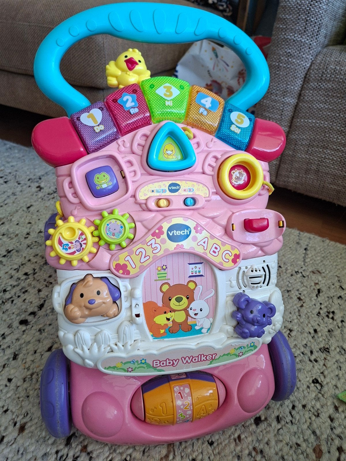 VTech Baby Walker Loopduwkar Roze Wit M, Ophalen