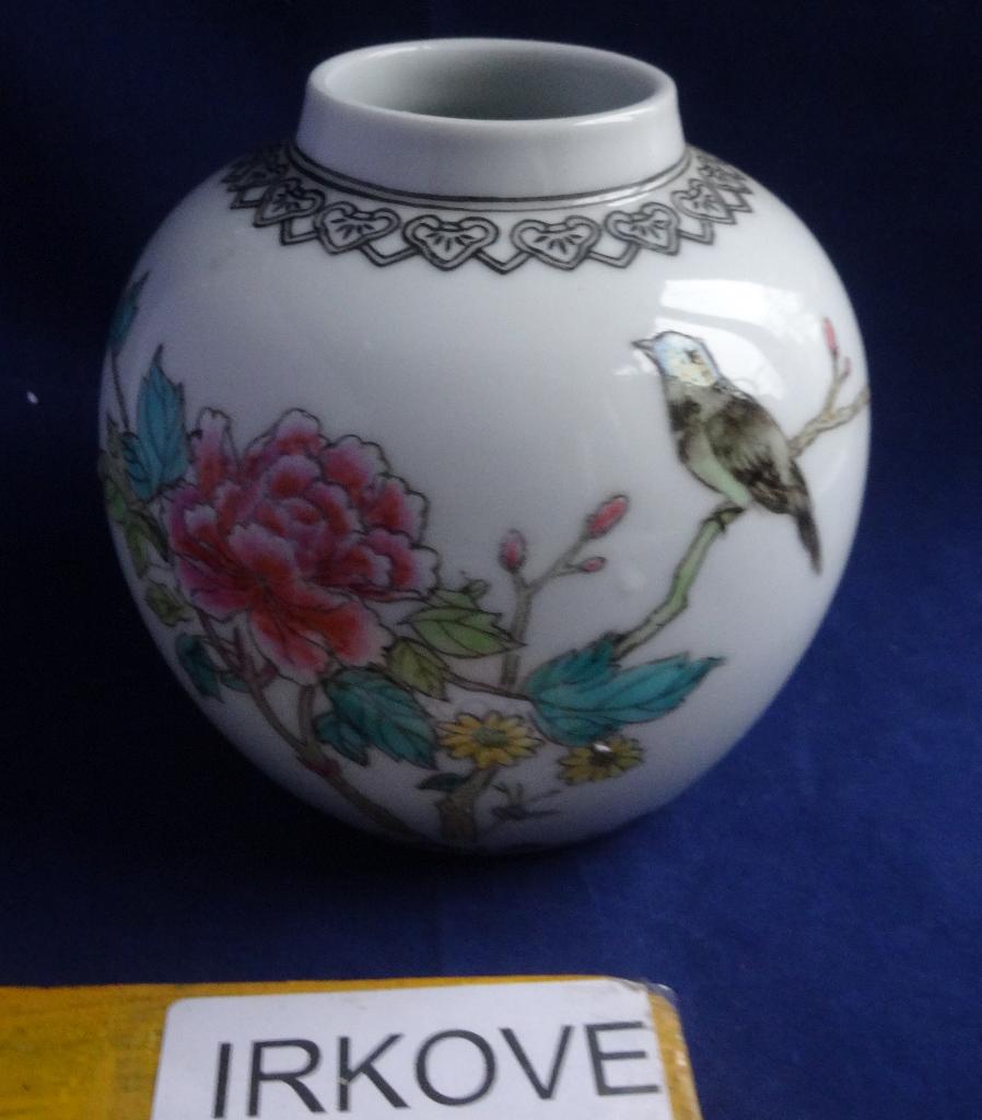 CHINEES GEMBERPOT MET VOGEL NR. 27 * Gemerkt *, Verzenden