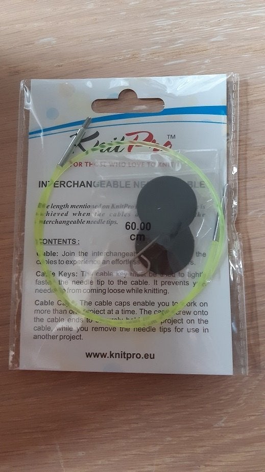 KnitPro Verwisselbare Kabel 60 cm voor Breinaalden, Ophalen of Verzenden, Nieuw, Breien, Naald