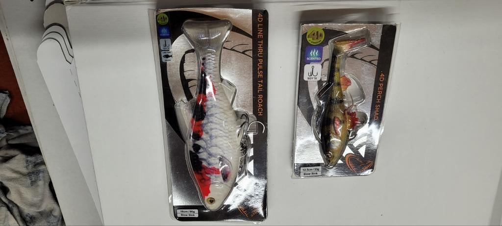 Savage Gear Kunstaas - Nieuw (Pulse Tail Roach & Perch Shad), Ophalen of Verzenden, Nieuw