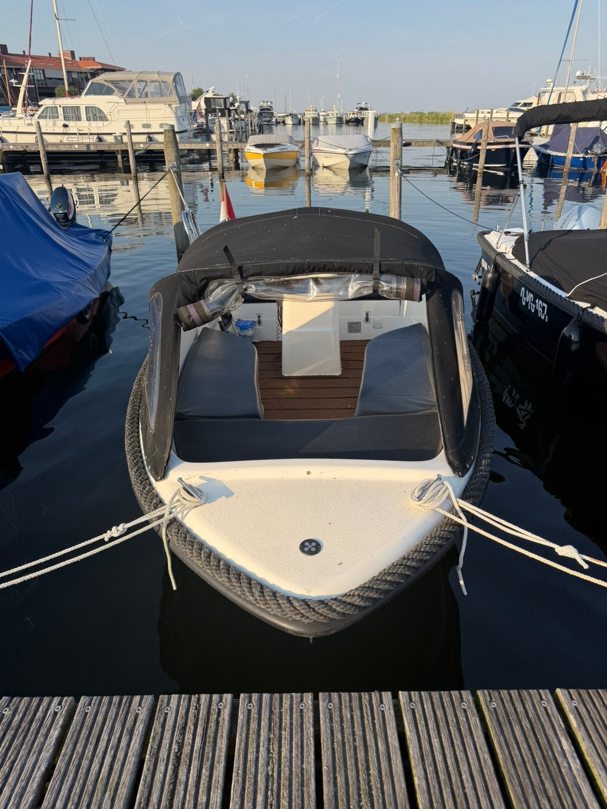 Oud huijzer 460 / vaarklaar / nette sloep vaarbewijs vrij, Watersport en Boten, Ophalen, Kabelaring, Zo goed als nieuw, Oud Huijzer