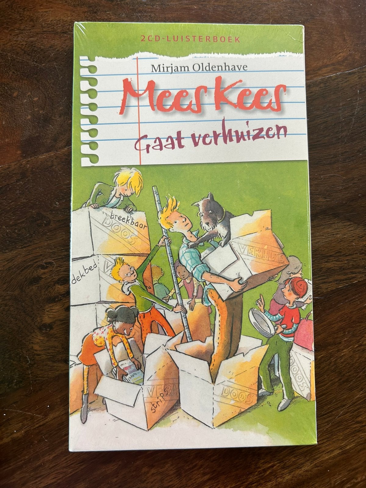Luisterboek Mees Kees gaat verhuizen, Ophalen