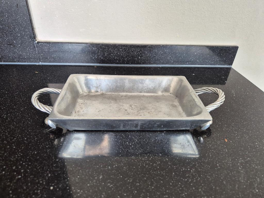 Rivièra Maison Aluminium Dienblad - 28 cm, Ophalen, Zo goed als nieuw, Vierkant, Metaal