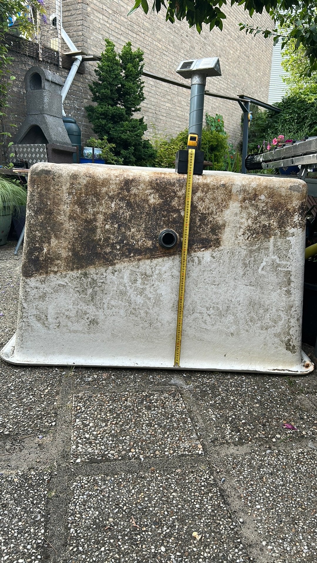 Polyester vijversbak / quarantaine, Tuin en Terras, Ophalen, Gebruikt