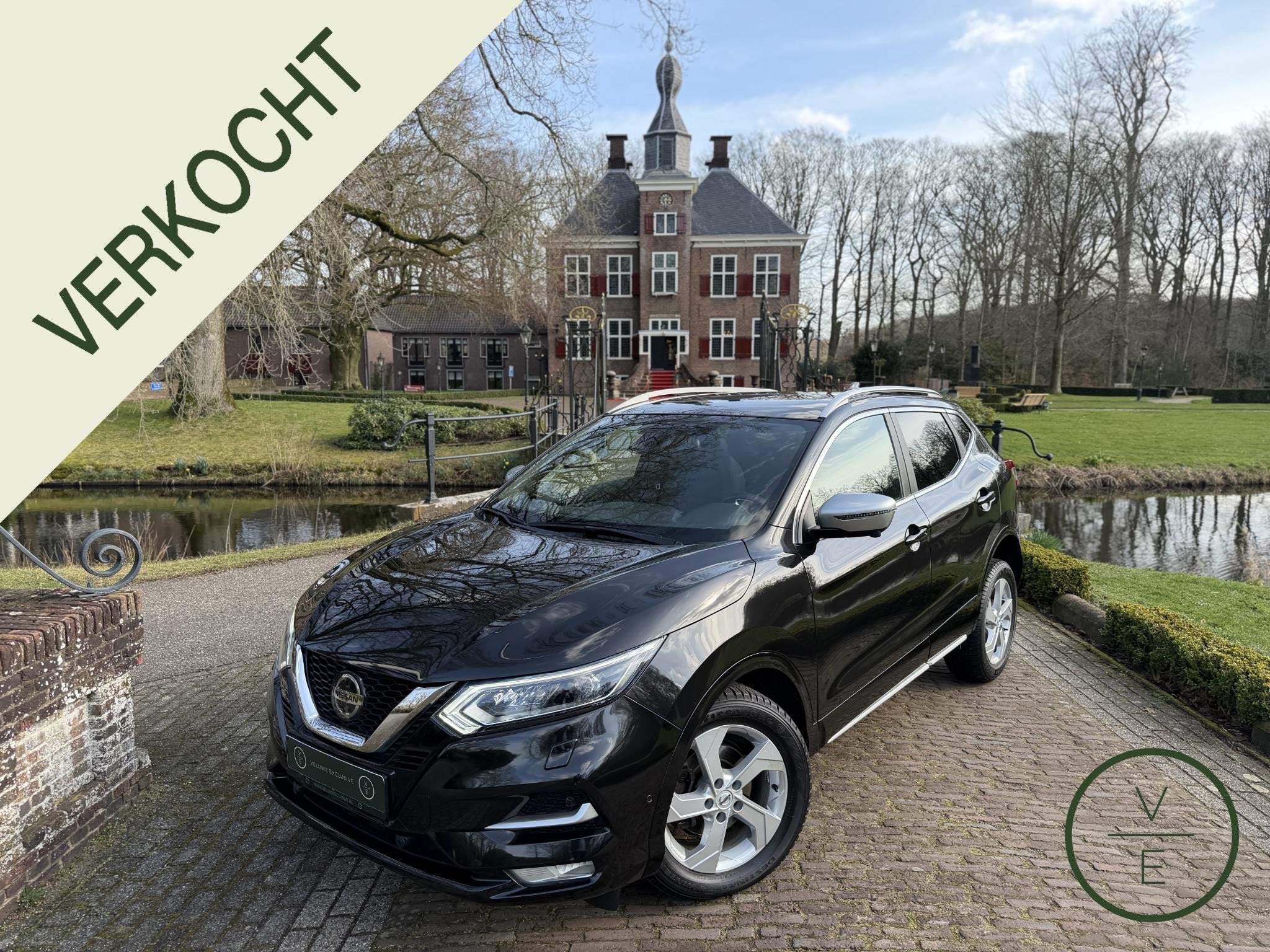 Nissan Qashqai 1.3 DIG-T Tekna + | Pano | Bose | Leder | 360, Auto's, Nissan, Gebruikt, 4 cilinders, 1290 kg, Zwart