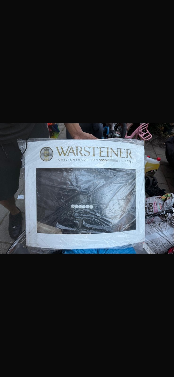 Warsteiner Reclamebord - Nieuw in verpakking, Ophalen, Nieuw, Reclamebord