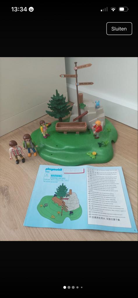 Playmobil Wandelaars bij de waterput - Complete set, Ophalen of Verzenden, Gebruikt