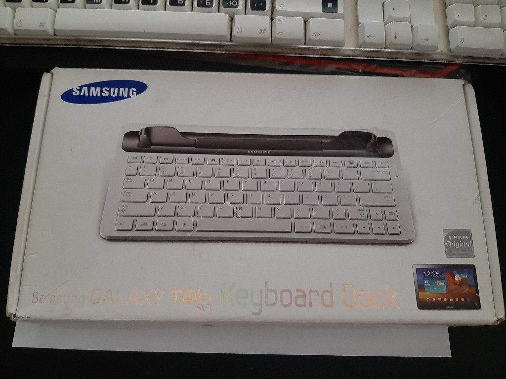 Samsung Galaxy Tab Keyboard Dock, Ophalen of Verzenden, Qwerty, Zo goed als nieuw, Draadloos