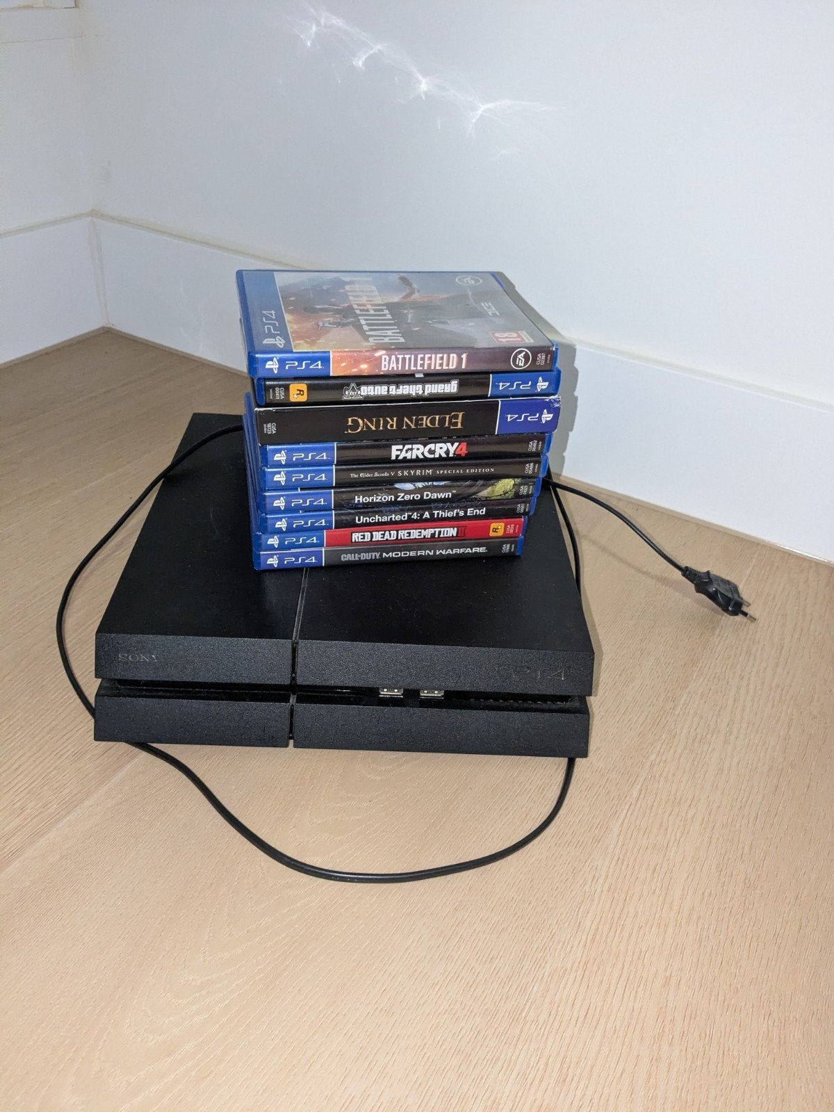 ps4 1tb (1000gb) + 10 Games, Ophalen, Met games, Zo goed als nieuw, Zonder controller
