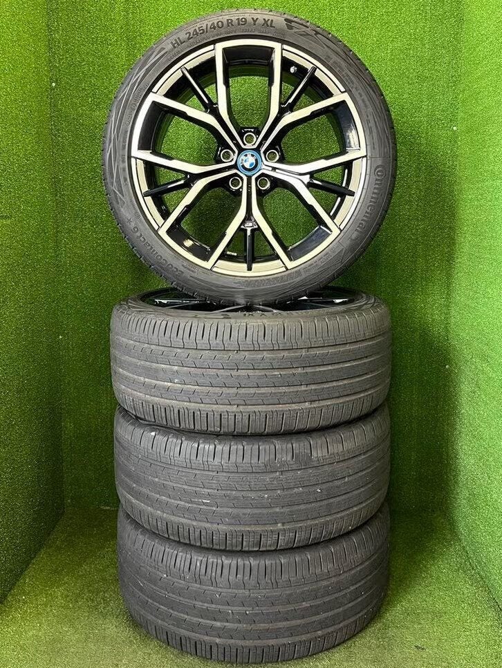 Originele 19 inch BMW 845M velgen met banden 5-serie g30 g31, 19 inch, Banden en Velgen, Germany, Ophalen of Verzenden
