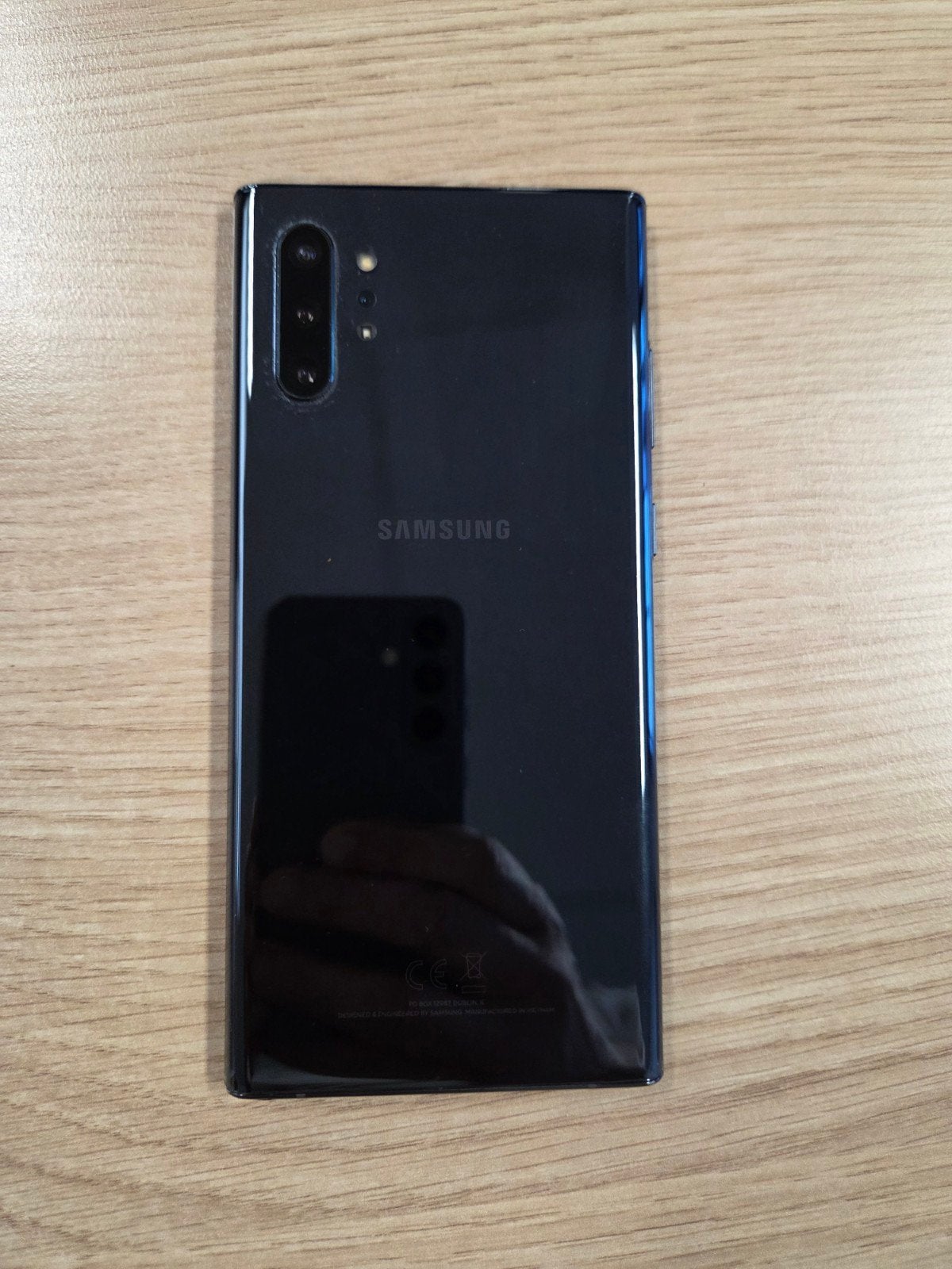 Samsung Note 10 Plus - Schermhoekje beschadigd, Telecommunicatie, Mobiele telefoons | Samsung, Gebruikt, Zwart, Touchscreen, Ophalen of Verzenden