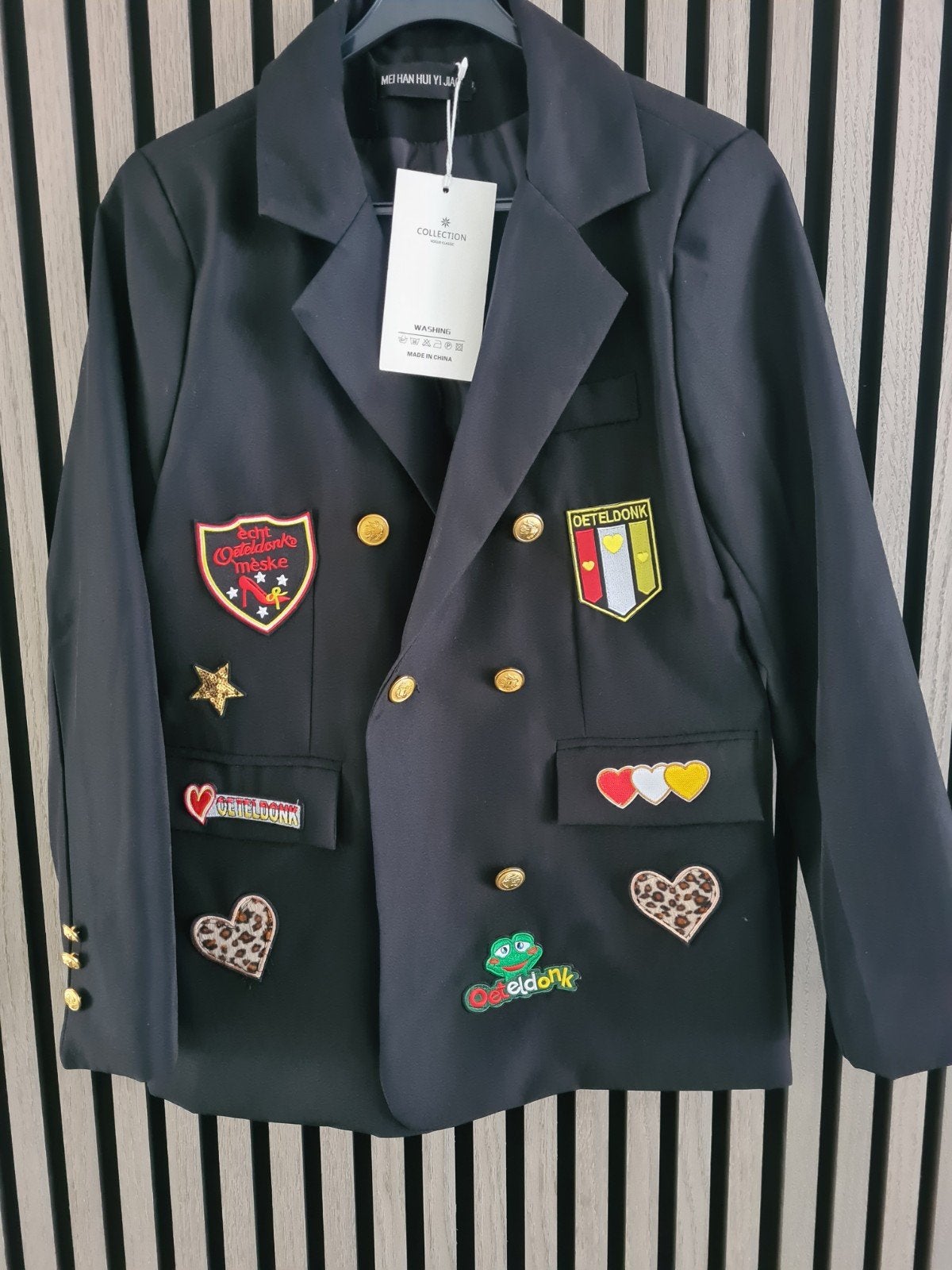 Nieuw Oeteldonks jasje maat S, Carnaval, Nieuw, Ophalen of Verzenden, Kleding