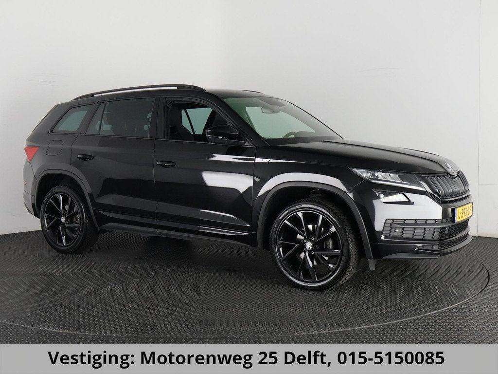 Skoda Kodiaq 1.5 TSI SPORTLINE BUSSAUTOMAAT GARANTIE 5-2031*, 4 cilinders, 150 pk, Zwart, Origineel Nederlands